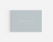 MINIMALIST - Personalised Linen Guest Book