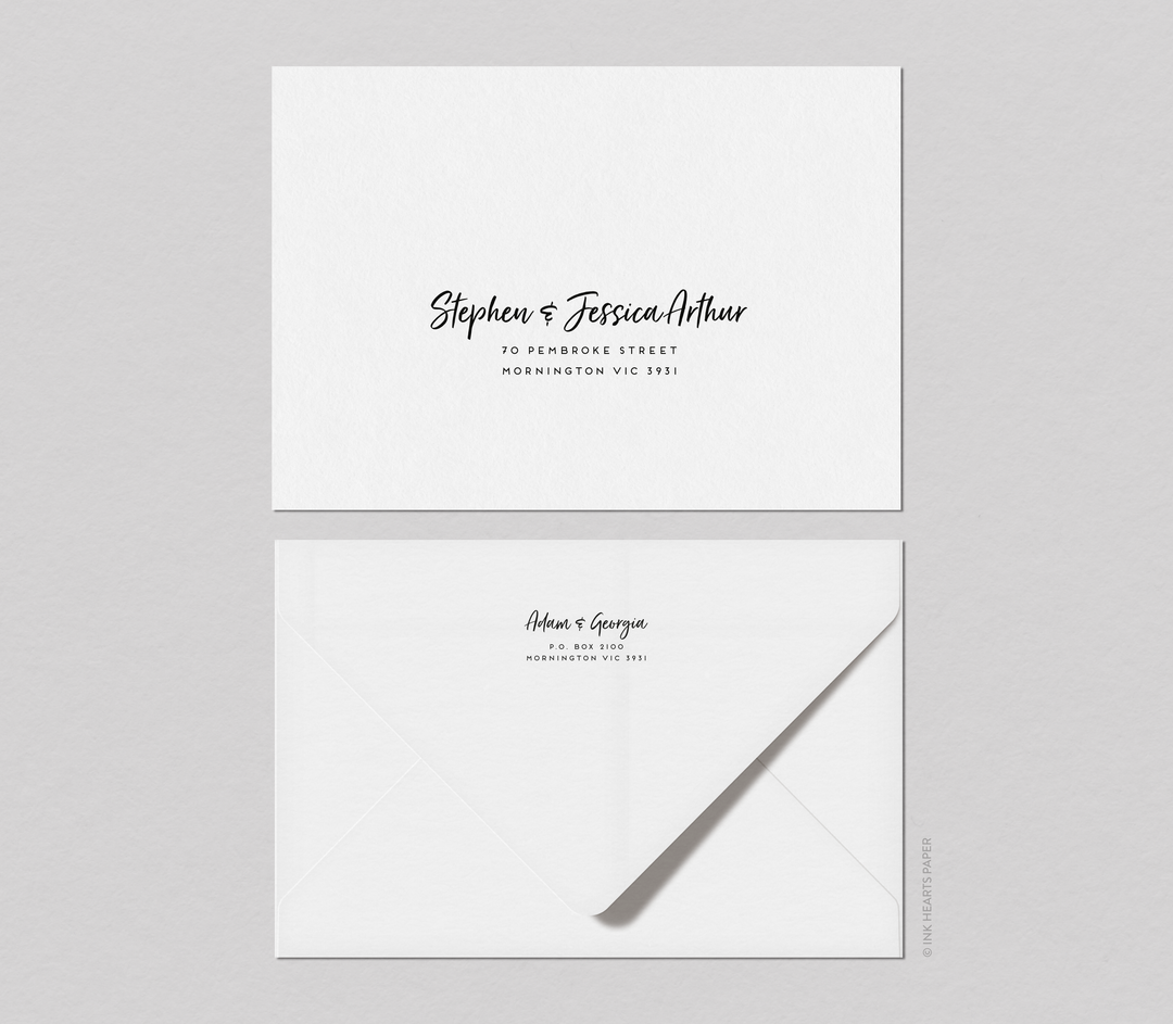 KATE - Envelope Printing – Ink Hearts Paper